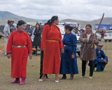 Womens Archery at Northern Mongolian Village Festival