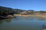 Stevens Creek Reservoir is extremely low