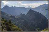 Switchback road between Machu Picchu and Aqua Calientes