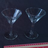 Pair of Medium Martini Glasses