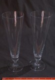 Tall Crystal Beer Glasses - Set of 4 (2 pictured)