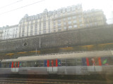 returning to Paris on the TGV train