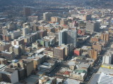 Johannesburg downtown view from Top of Africa