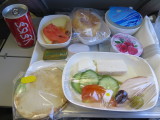 Emirates airlines meal in economy