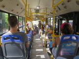 Aruba Palm beach to Oranjestad bus