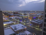 Salt Lake City view from Hilton hotel