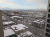 Salt Lake City view from Hilton hotel