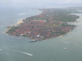 landing in Bali