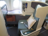 Cathay Pacific business class seat