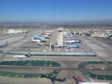 departing Los Angeles