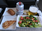 lunch on American Airlines Dallas to Los Angeles