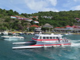 arriving in Gustavia