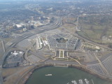 above the Pentagon