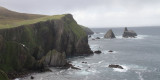 The sea cliffs at north west end from the North Light, Fair Isle