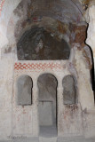 Interior of the Refectory cave at Greme