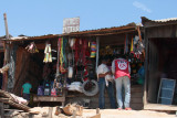 Roadside car accessory business in Tana