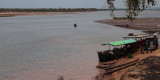The River Tsiribihina south side ferry terminal