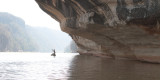 The limestone cliffs of the Manambolo Gorge