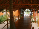 The entrance to the Palissandre Hotel, Morondava