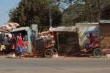 The rickshaw pick-up place