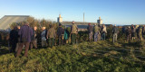 Lanceolated Warbler twitch, Boddam, Shetland