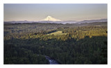 Lowering light,   Mount Hood