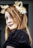 In costume