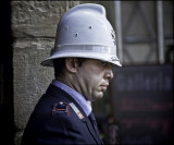 A VERY annoyed Italian cop
