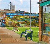 Main street,  Lucas, KS