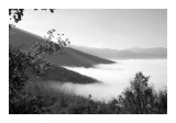 Ground fog above Norcia