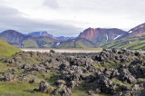 Lava figures at Landmannalaugar