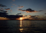 Sunset over the St. Lawrence