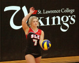 St Lawrence College vs Centennial W-Volleyball 01-30-15