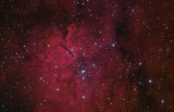 NGC 6820 & Sharpless 86