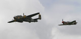 B-25 and P 40