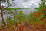 View of Fall Lake from Mile Island 
