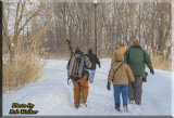 Group Of Photographers Using The New Creek Walk To Access The Lake Front