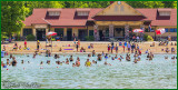 The Beach With A Beautiful Bathhouse