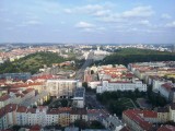 View of Prague from the tower ..