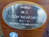 (720) Museum @ Stornoway, Isle of Lewis - Loch Seaforth ferry Plaque