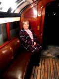 Glasgow Subway Old Cars @ Riverside Museum, Glasgow  with Margaret