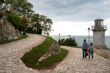 Winding Road up to the Church in Rovinj