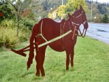 Raymond WA horse sculpture