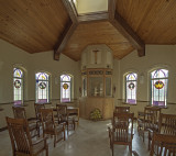 The chapel interior