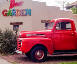 The owner of this 1948 Ford stopped for a beer.