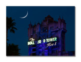 Hollywood Tower Hotel At Night
