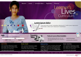 Learners Lives as Curriculum mockup  (2004)