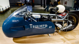 Triumph 6T supercharged drag bike.