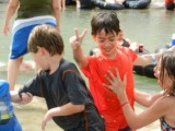 Rafting down the Guadalupe River