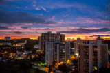 Sunset preceding a storm